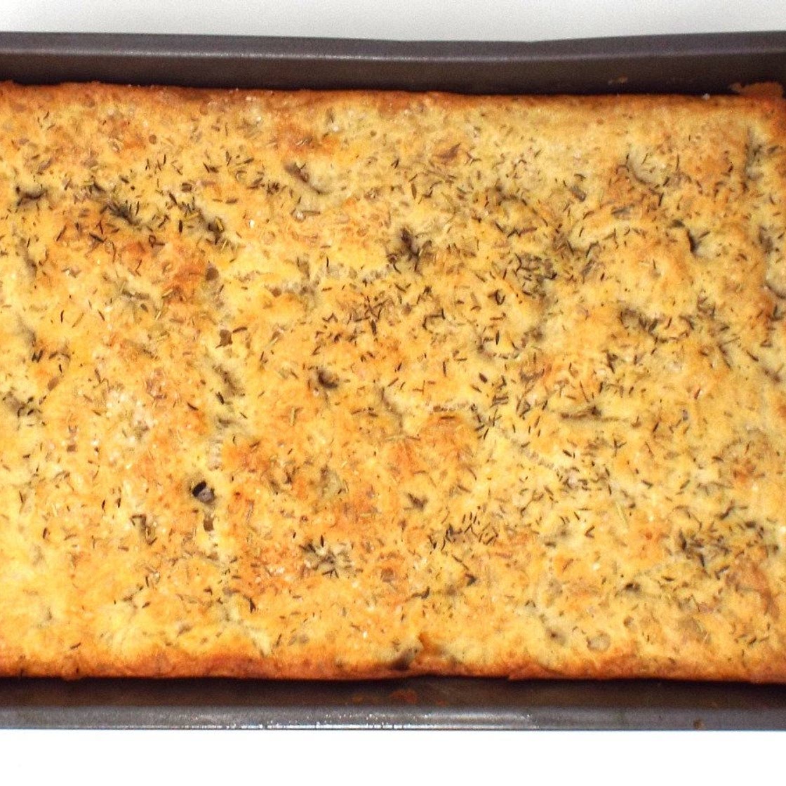 Quick and Easy Dried Herb Focaccia Bread