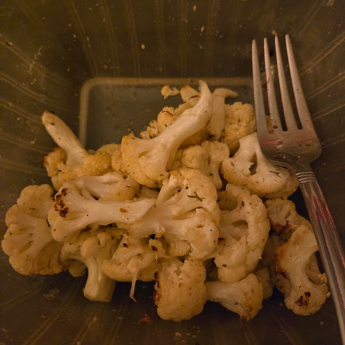 Roasted Ranch Cauliflower