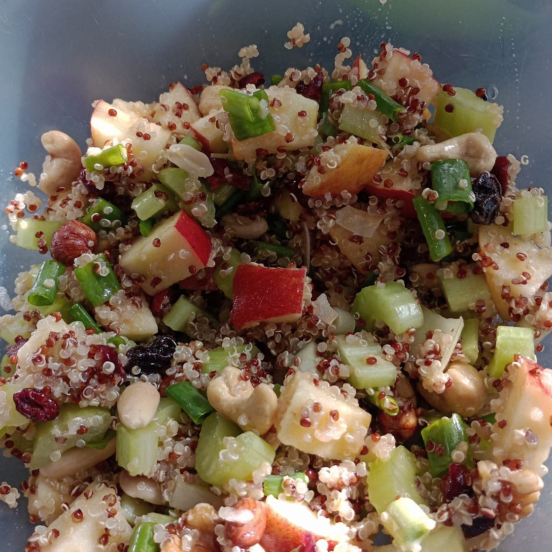 Cranberry Apple Quinoa Salad