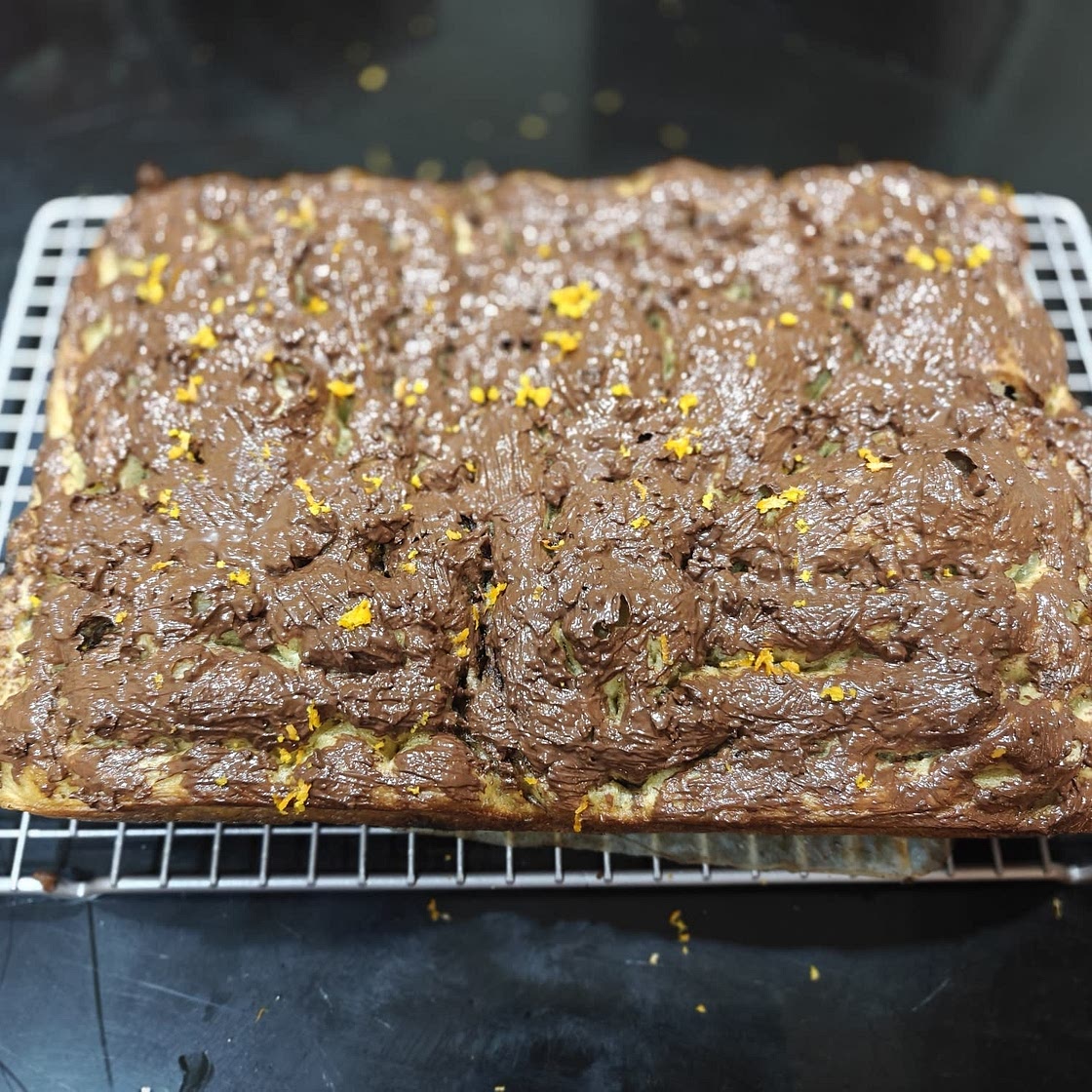 Chocolate Orange Focaccia