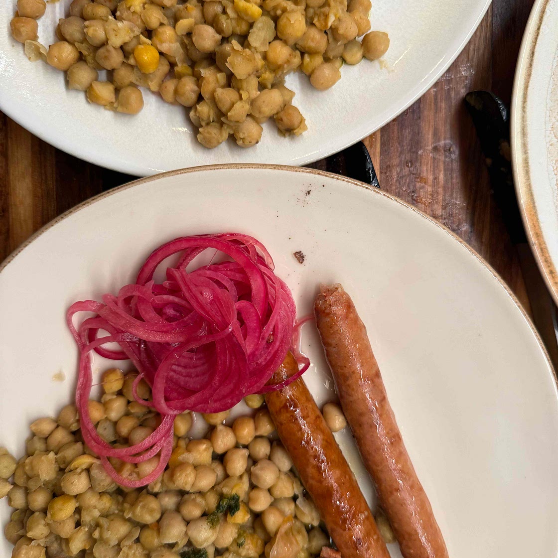 Pickled red onions