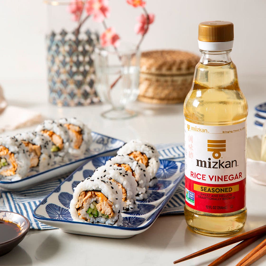 Sriracha-Ginger-Chicken Sushi Roll