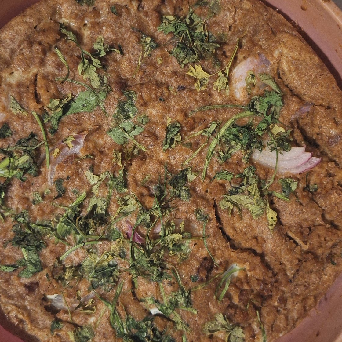 Egg with whole wheat flour