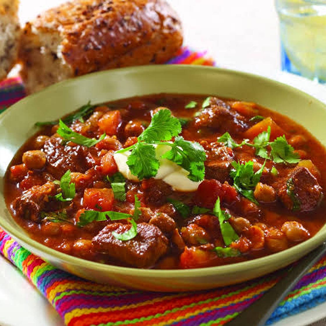 Moroccan Spiced Lamb & Chickpea Stew
