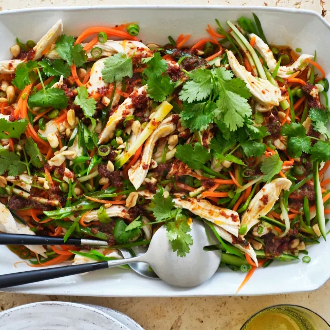 Poached Chicken Salad