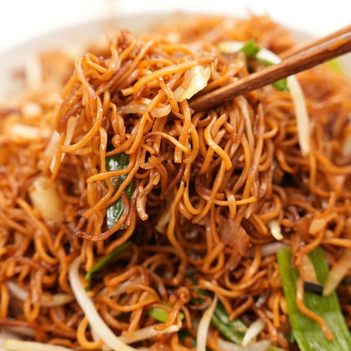 Soy Sauce Pan Fried Noodles (15 Minutes!)