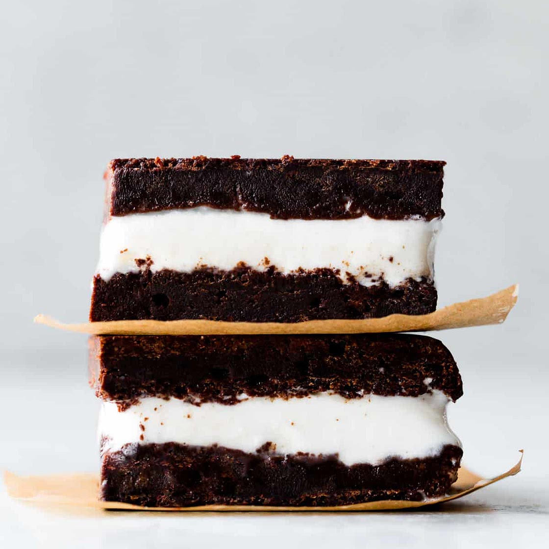 Brownie Ice Cream Sandwiches