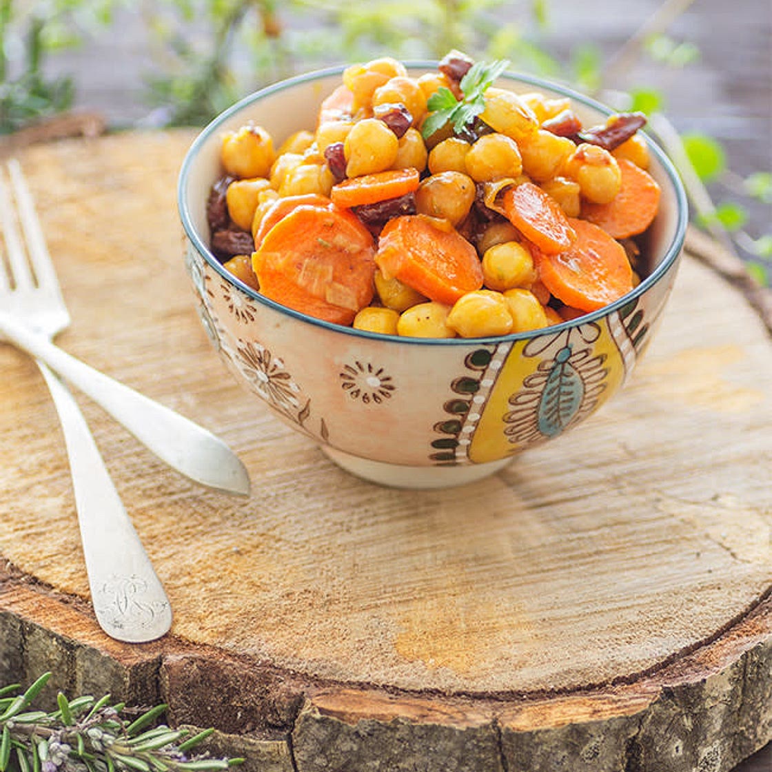 Garbanzos agridulces