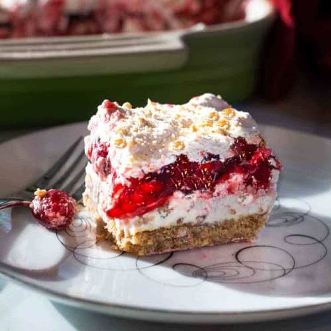 Cherry Delight, Cream Cheese Cherry Dessert