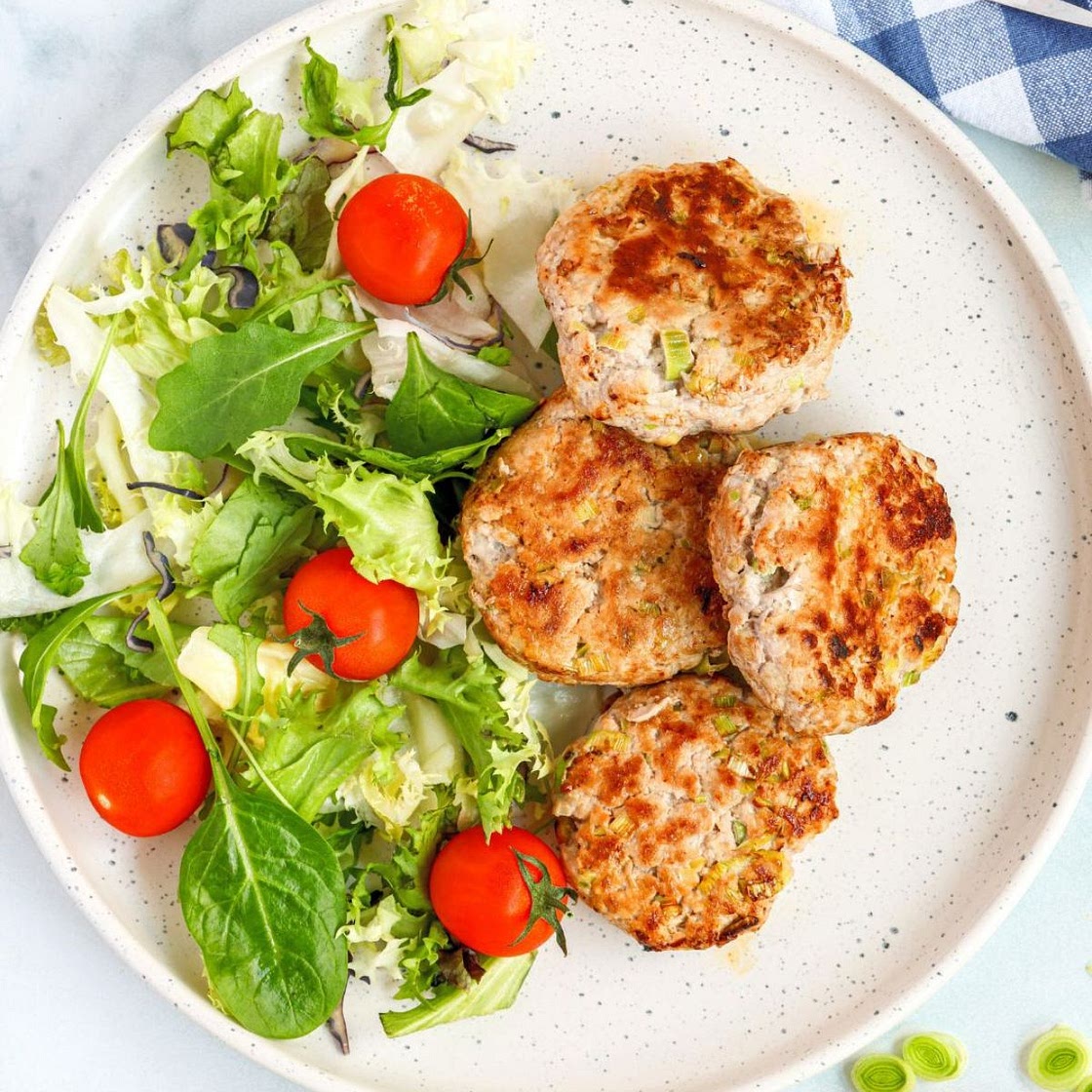 Pork, Ginger and Green Onion Patties