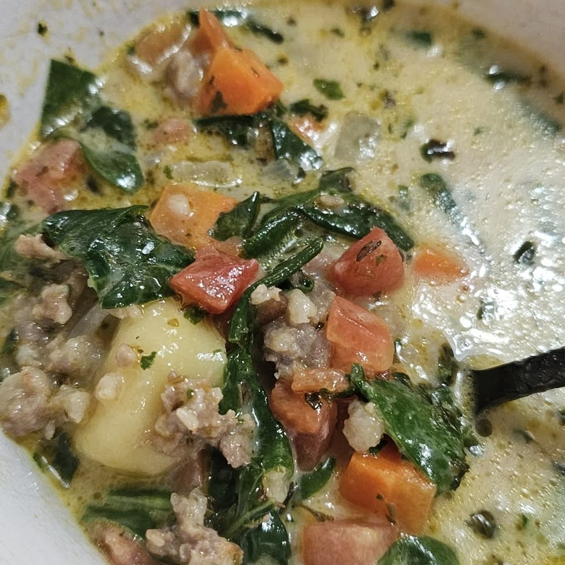 Creamy Tortellini Soup