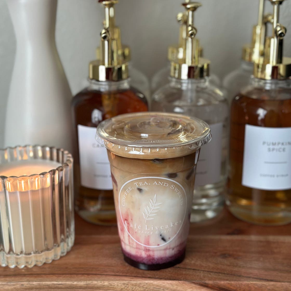 Black Raspberry Vanilla Iced Latte