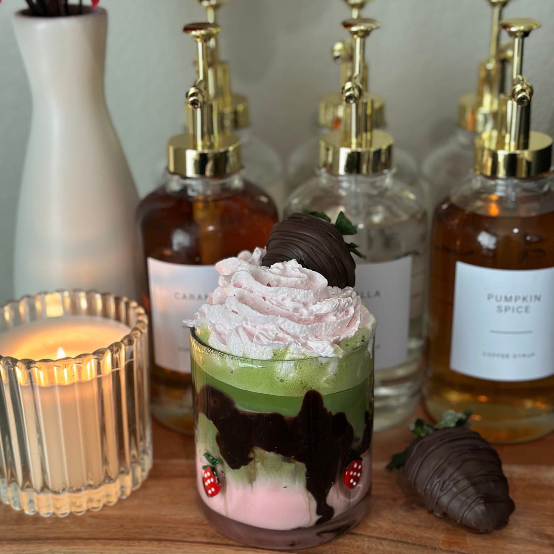 Chocolate Covered Strawberry Matcha