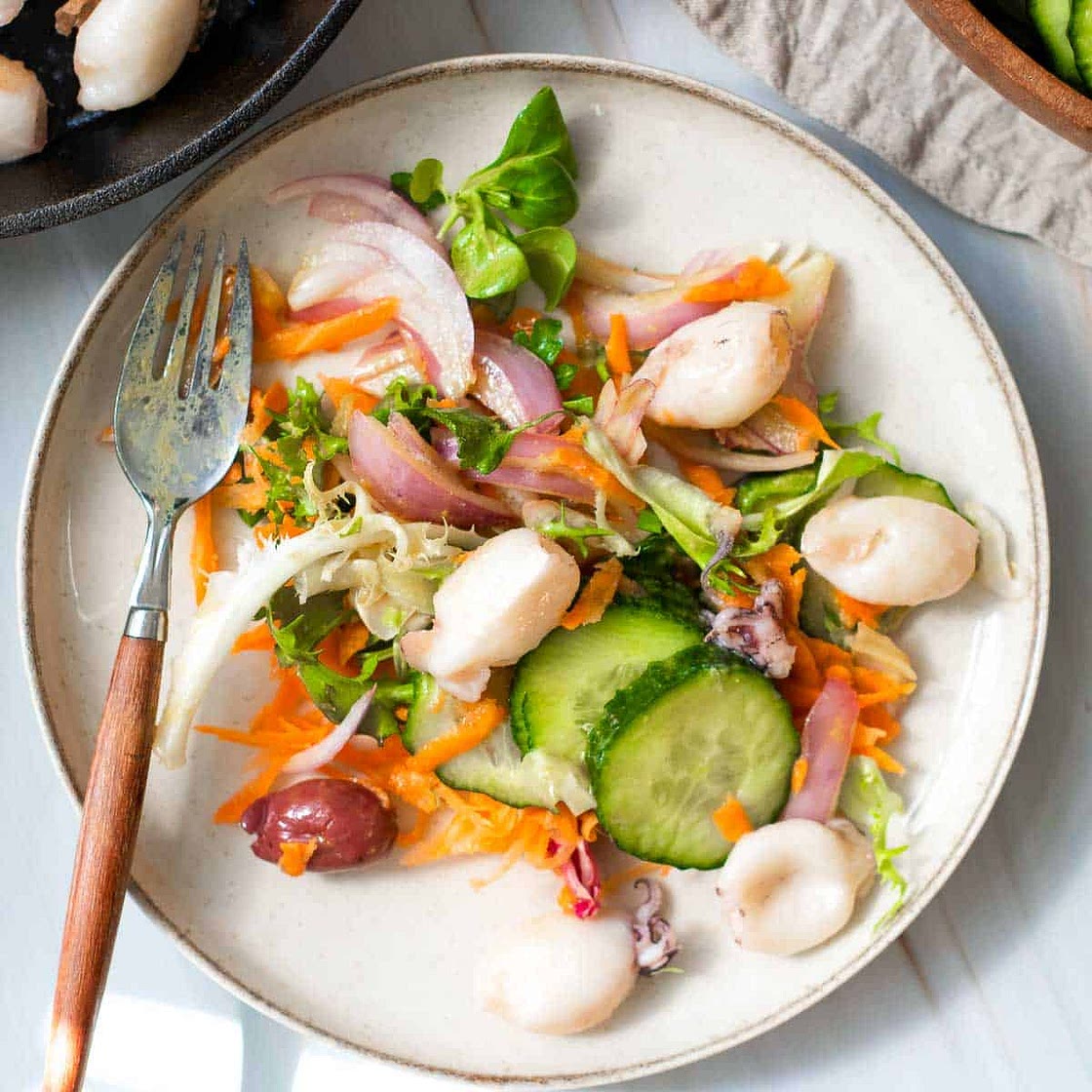 Calamari Garden Salad
