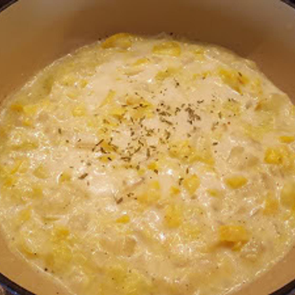 Creamed Squash Recipe