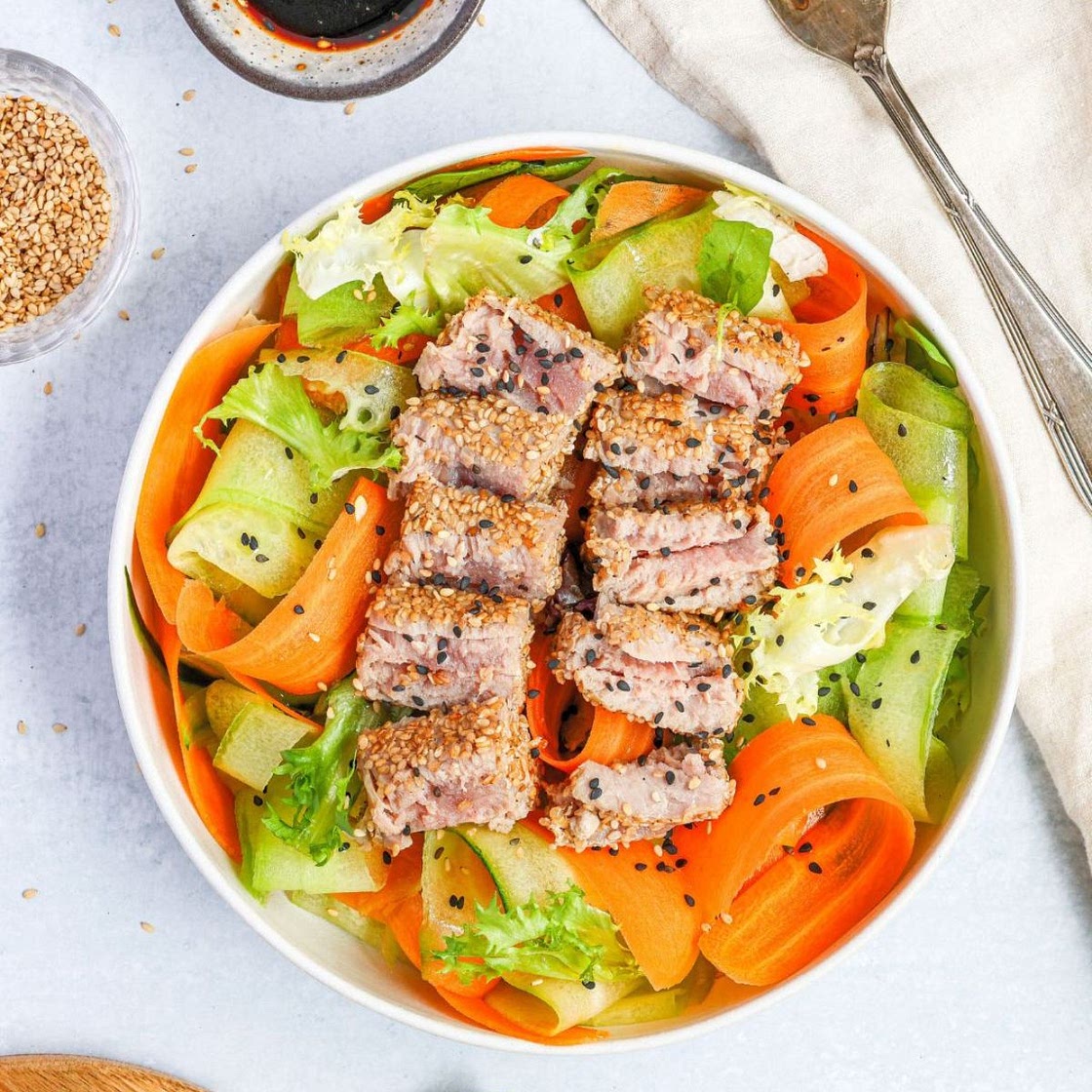 Sesame Seared Tuna Salad