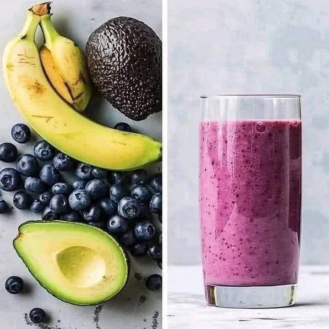 Avocado Blueberry Smoothie