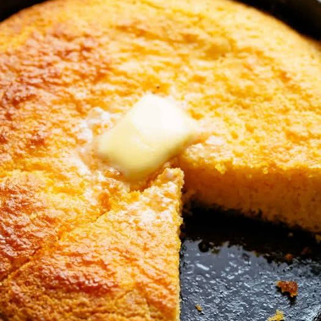 Fresh baked Cornbread