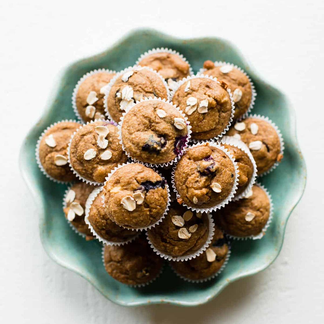 Baby (Mini) Apple Banana Oat Muffins