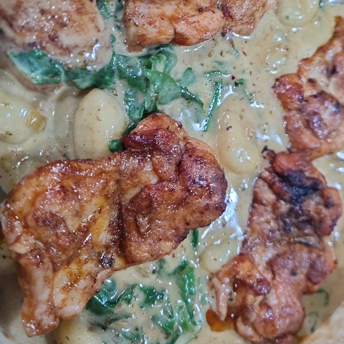 Creamy Spinach Chicken Gnocchi