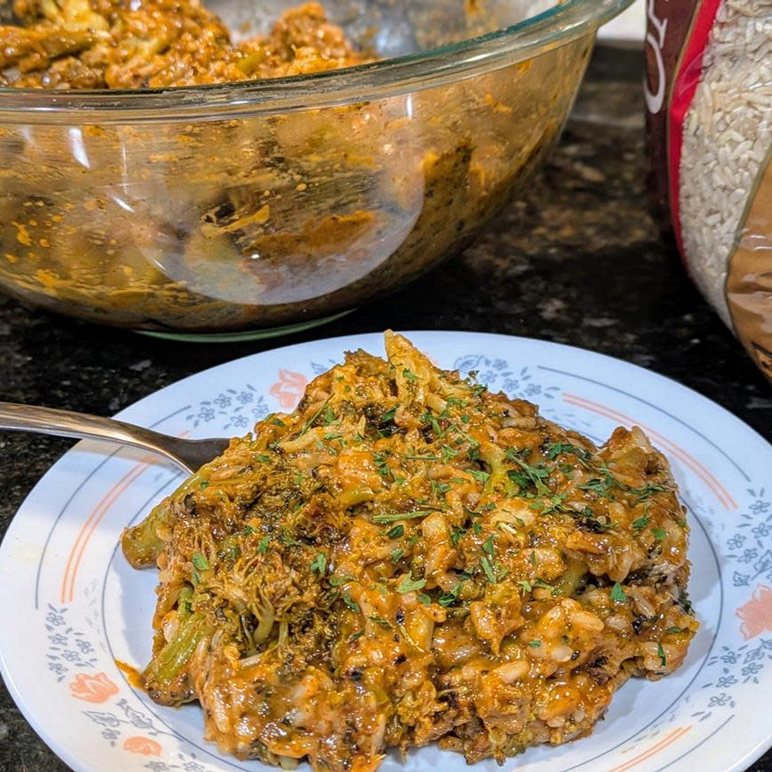 Cheesy Rice and Broccoli