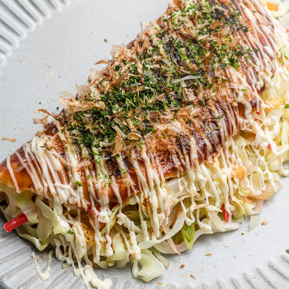 Japanese Cabbage Pancake (Kyabetsu Yaki)