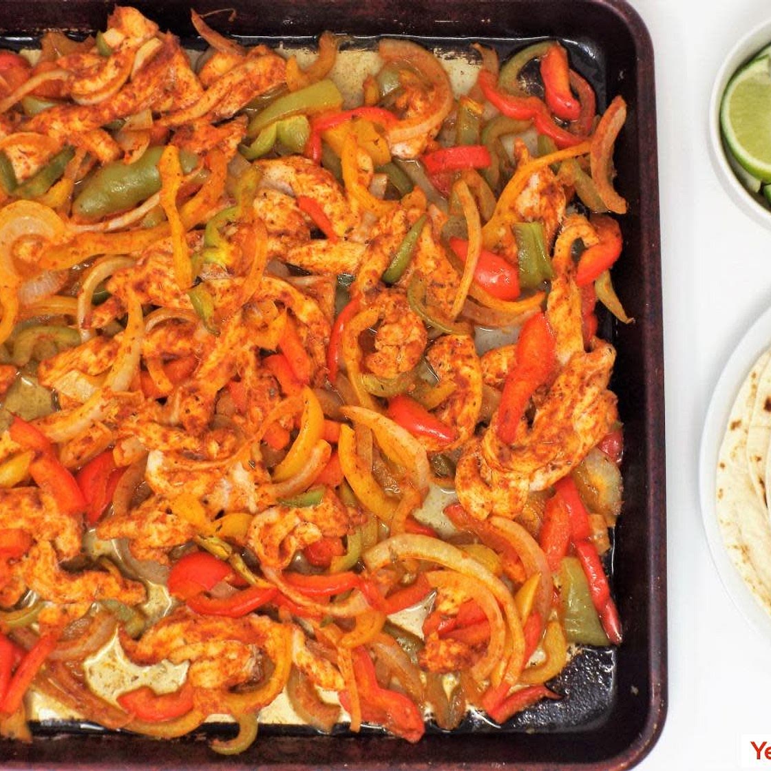 Sheet Pan Chicken Fajitas