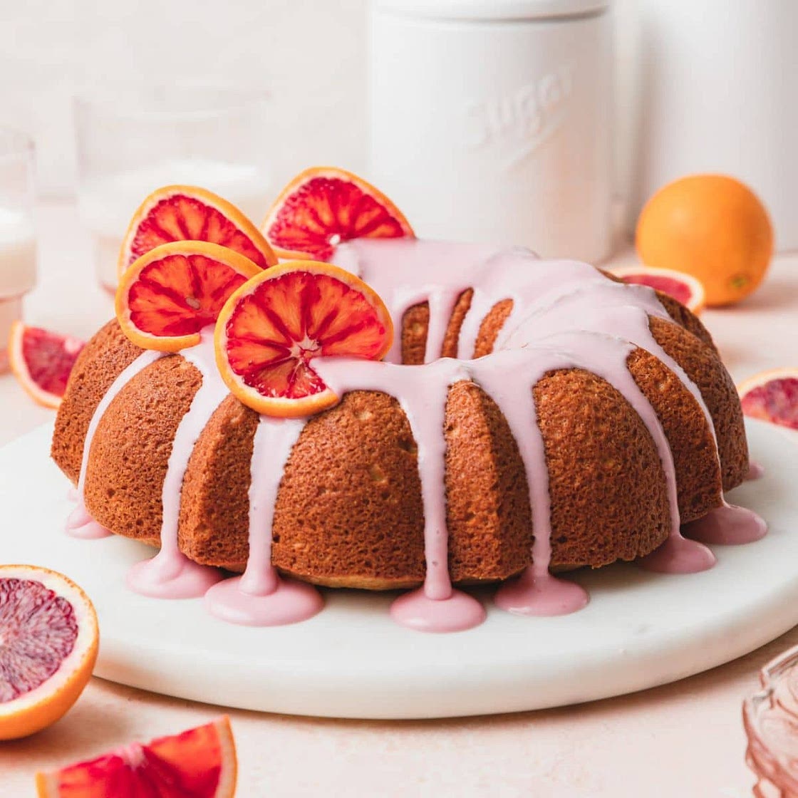 Blood Orange Bundt Cake