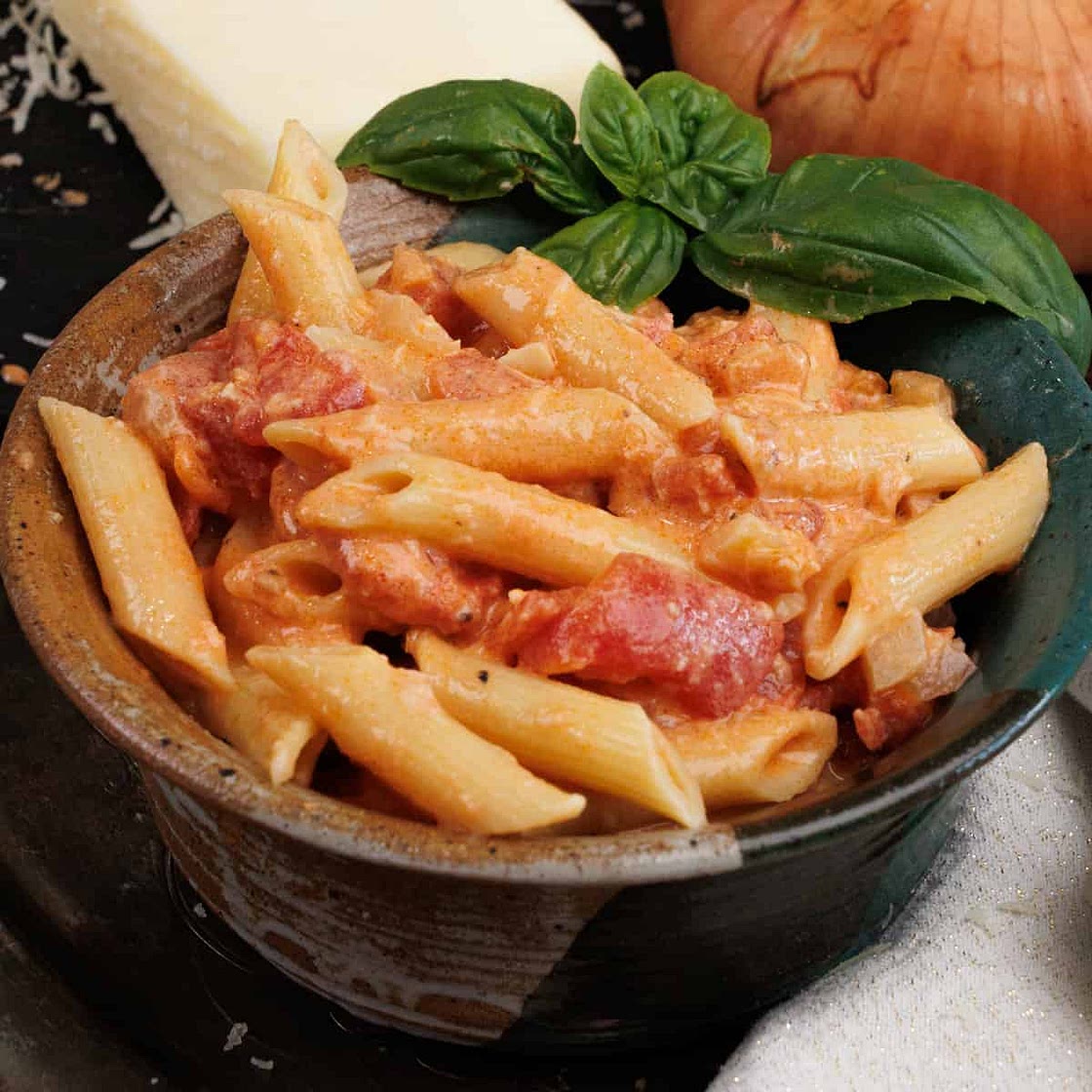 Penne alla Vodka For One