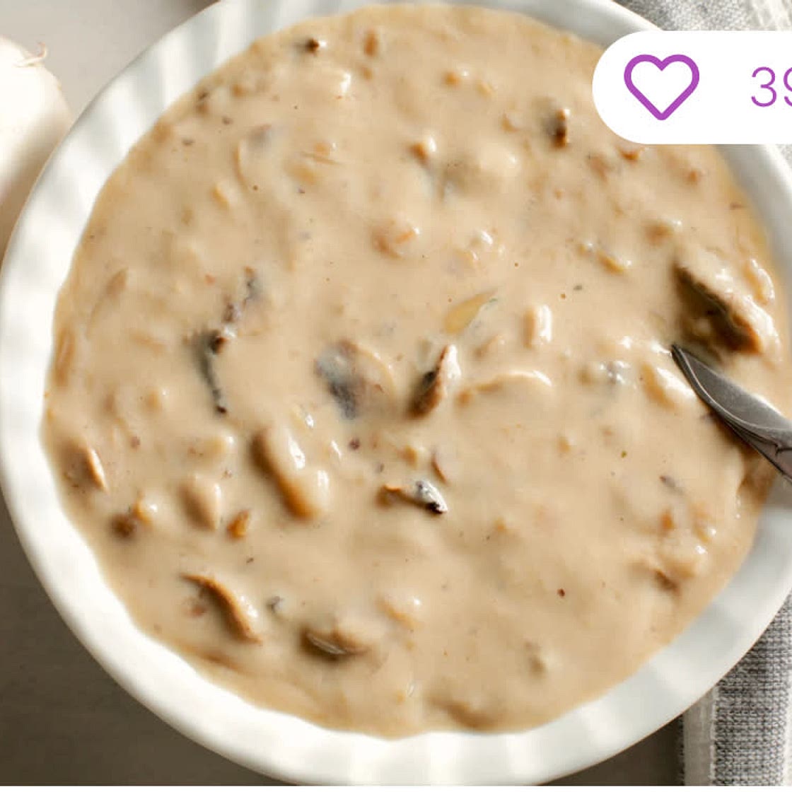 Mushroom Soup milky 