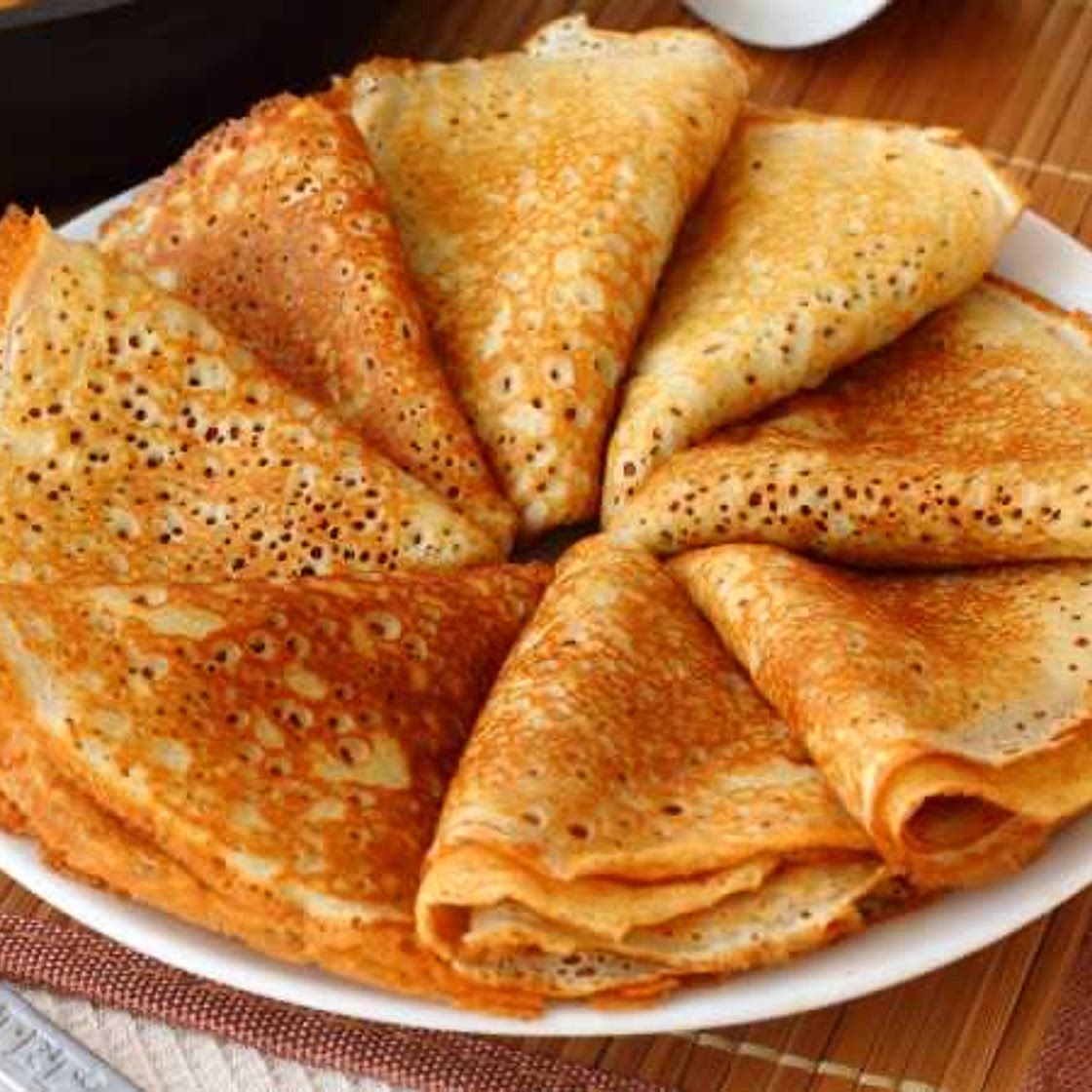 Блинчики на кефире