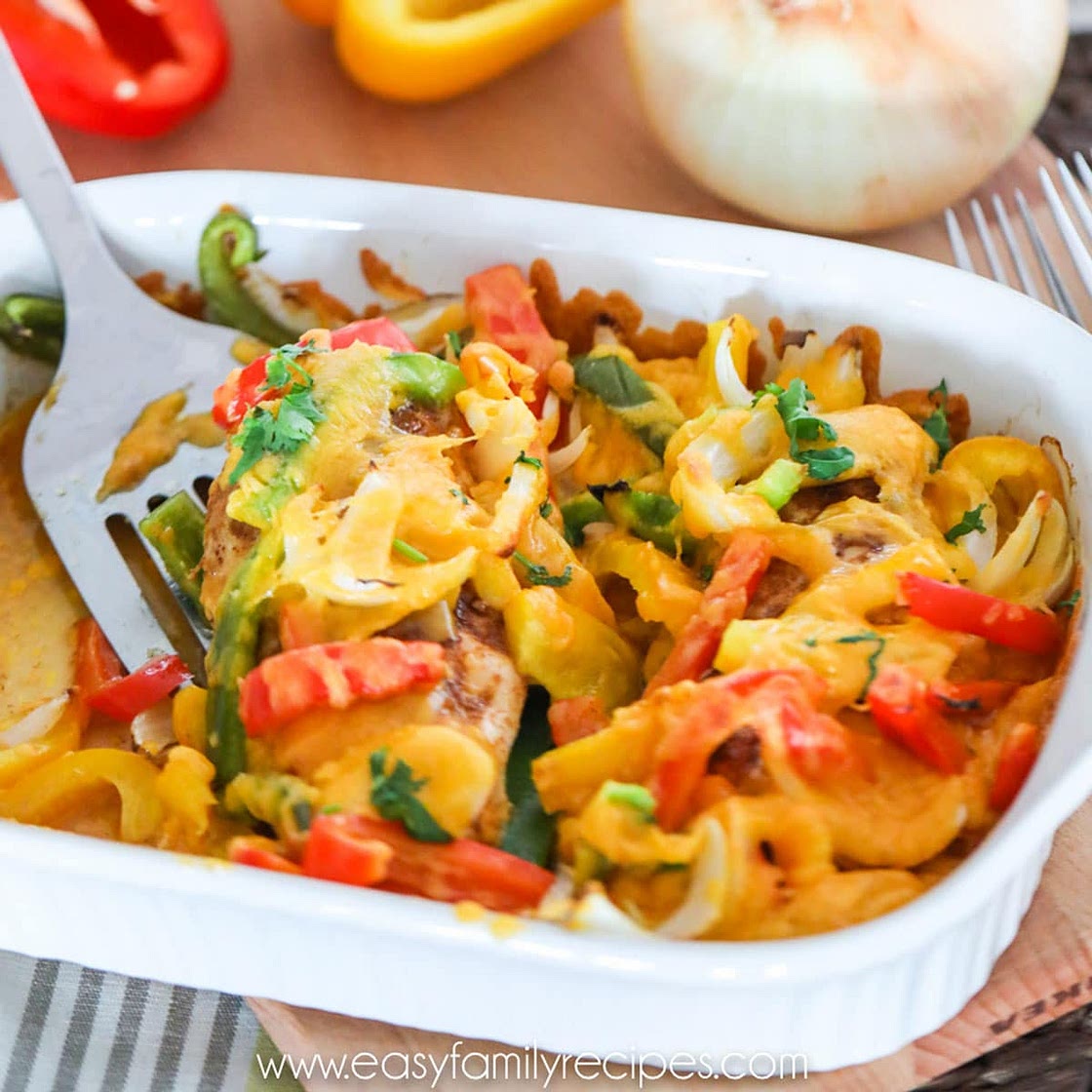 Baked Chicken Fajitas