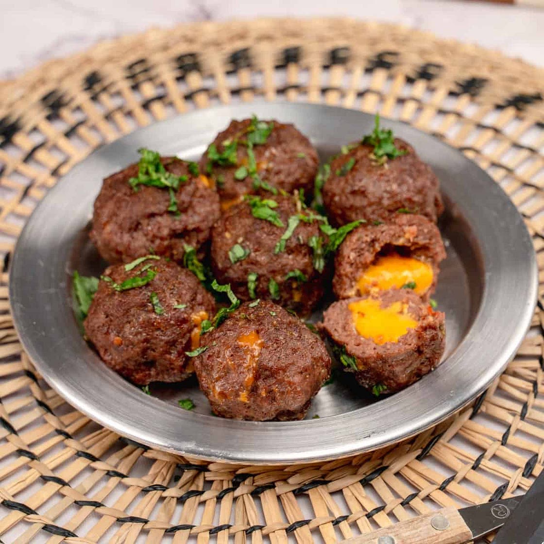 Cheese Stuffed Meatballs