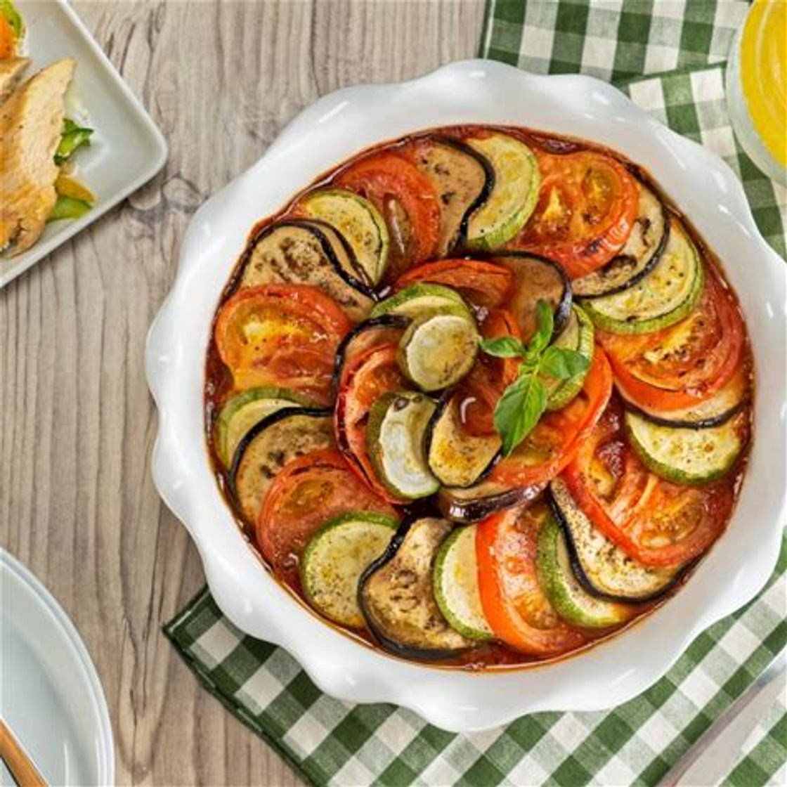 Ratatouille de verduras en airfryer
