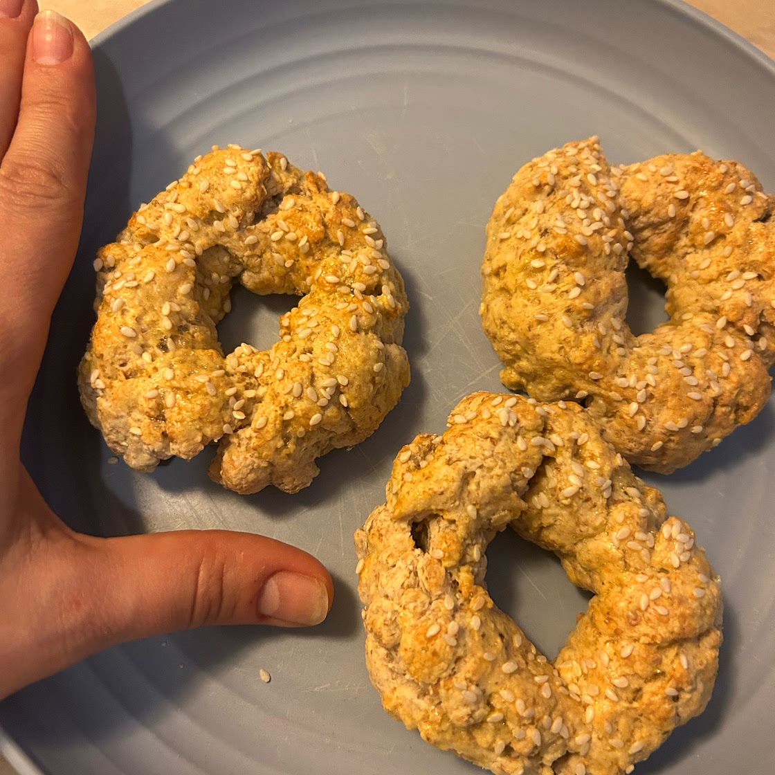 Protein Bagels with Cottage Cheese