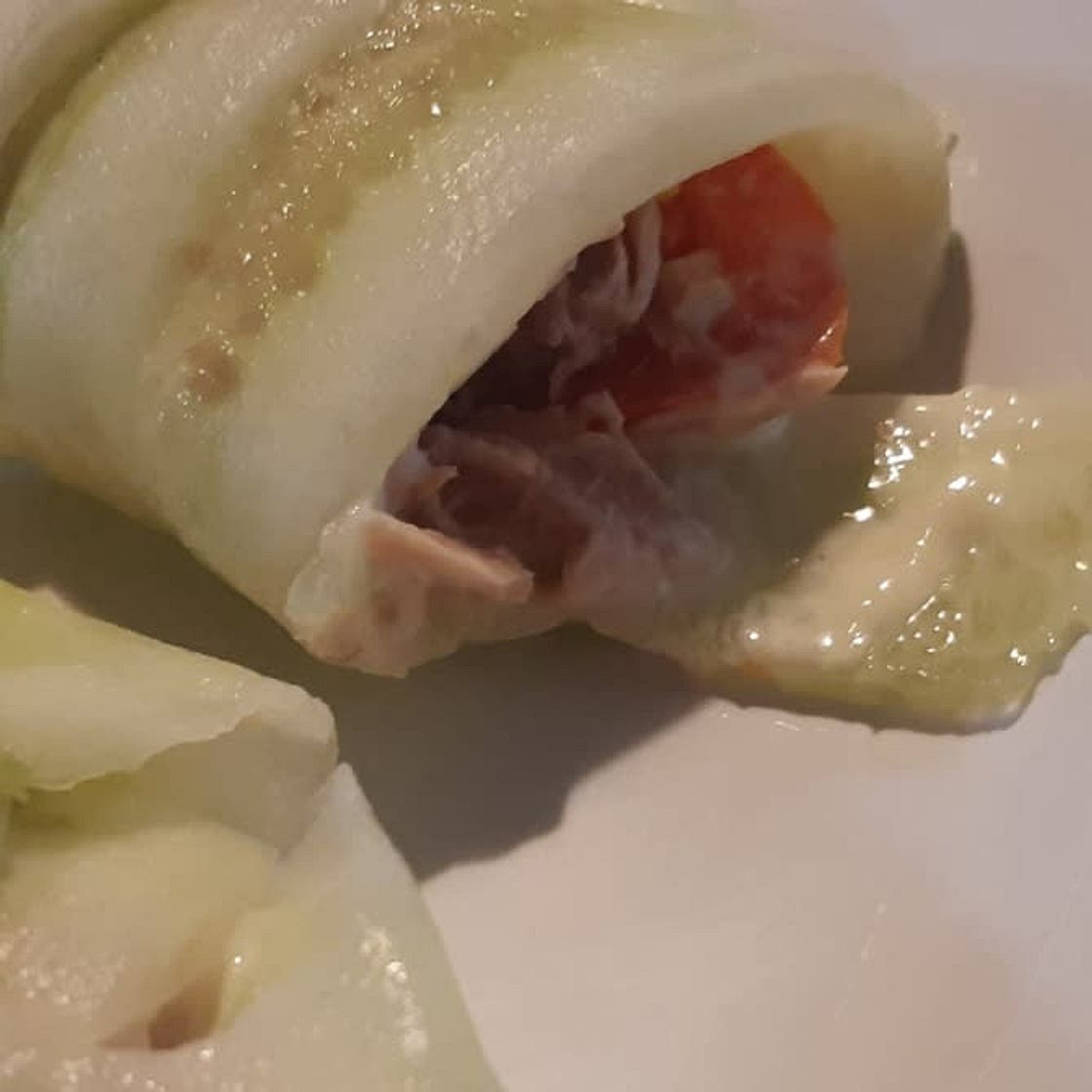 Rollitos de Pepino Rellenos de Ensalada de Atún