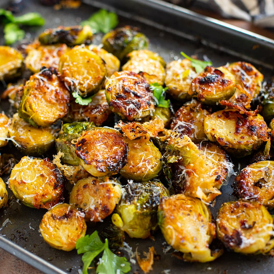 Parmesan Roasted Brussels Sprouts