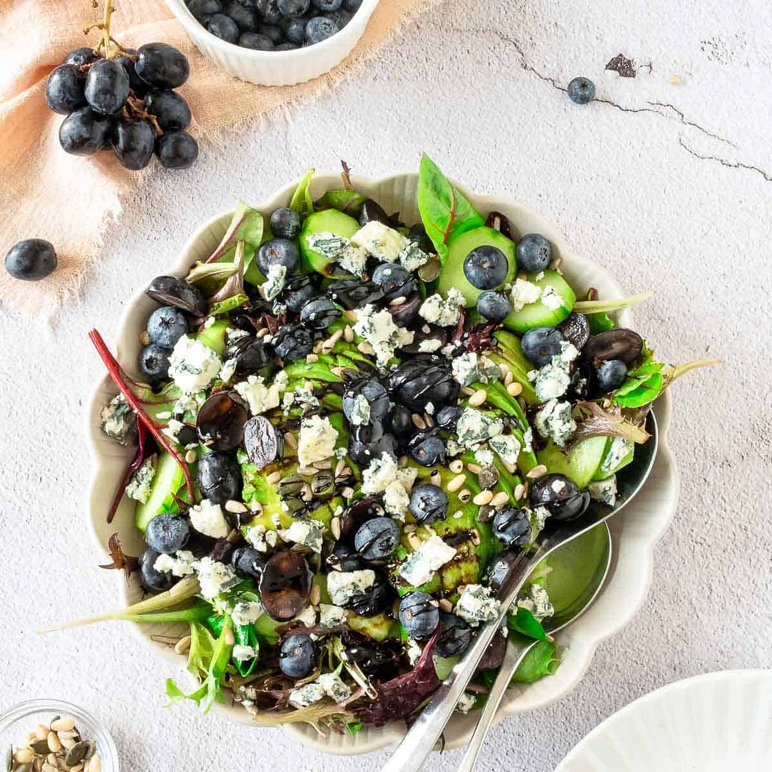 Blueberry Grape Salad