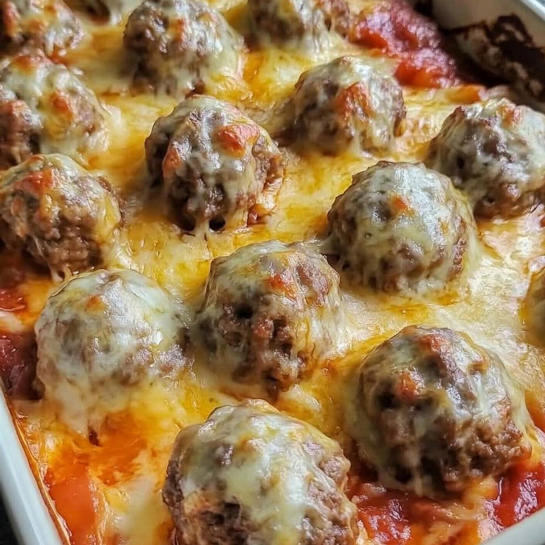 Low Carb Meatball Casserole