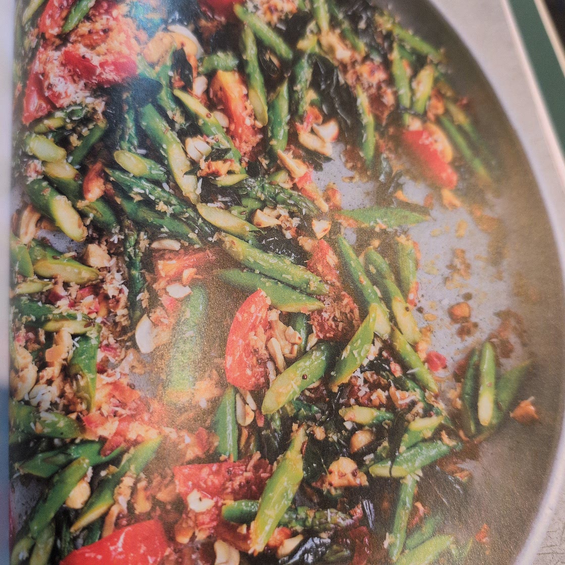 Asparagus and cashew thoran
