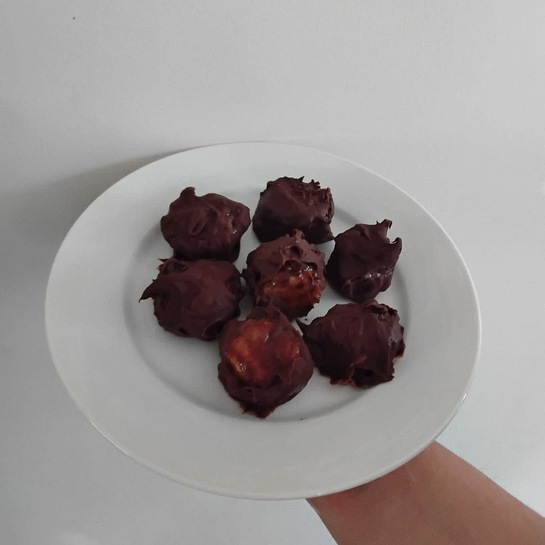 Chocolate Peanut Butter Banana Bites