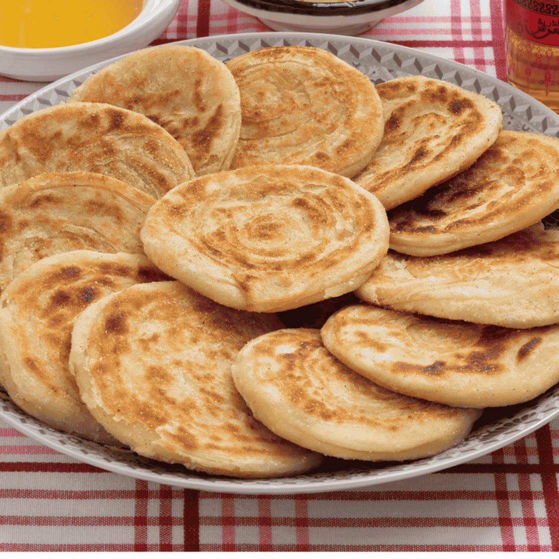 Rolled Moroccan Pancakes