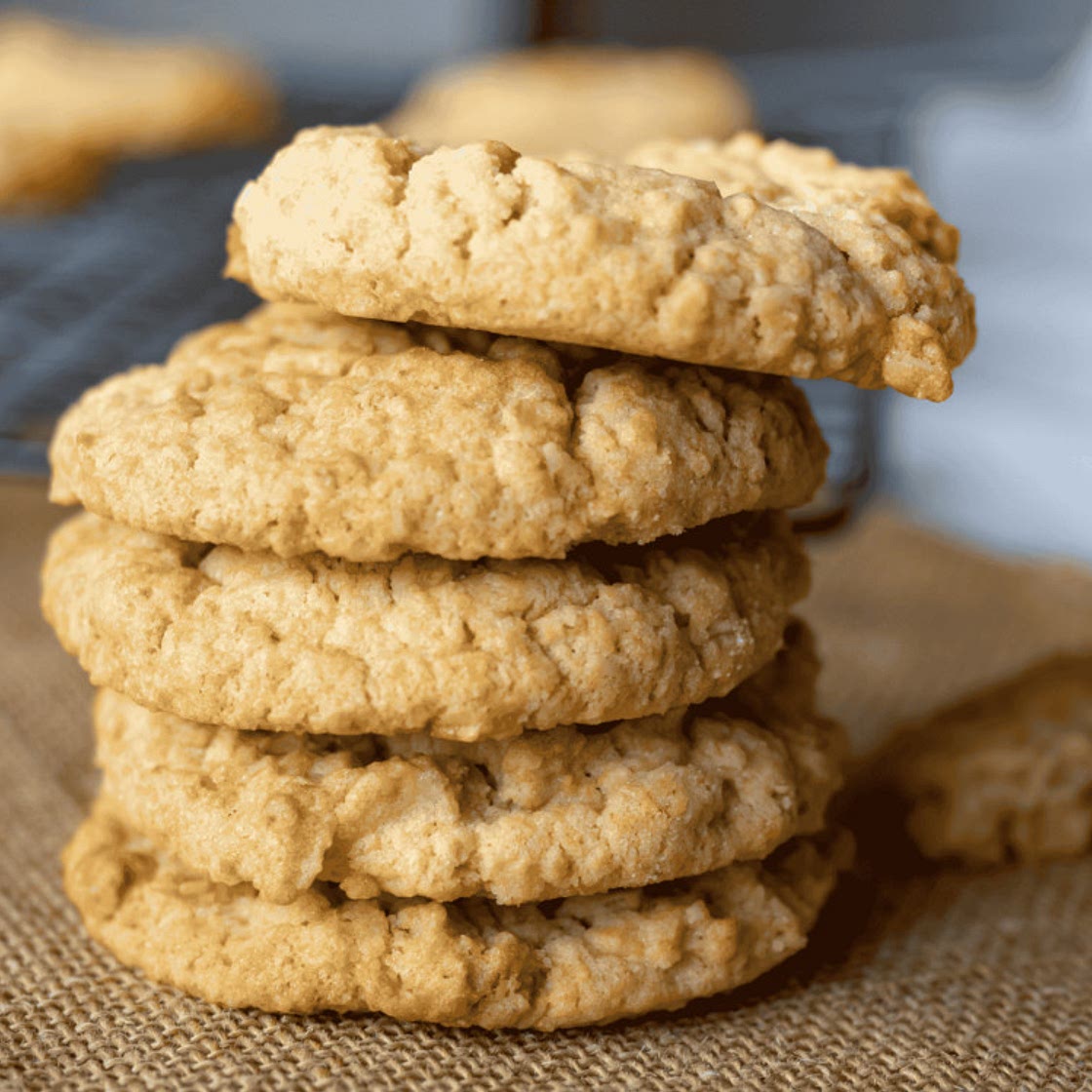 Australian Oat and Coconut Cookies