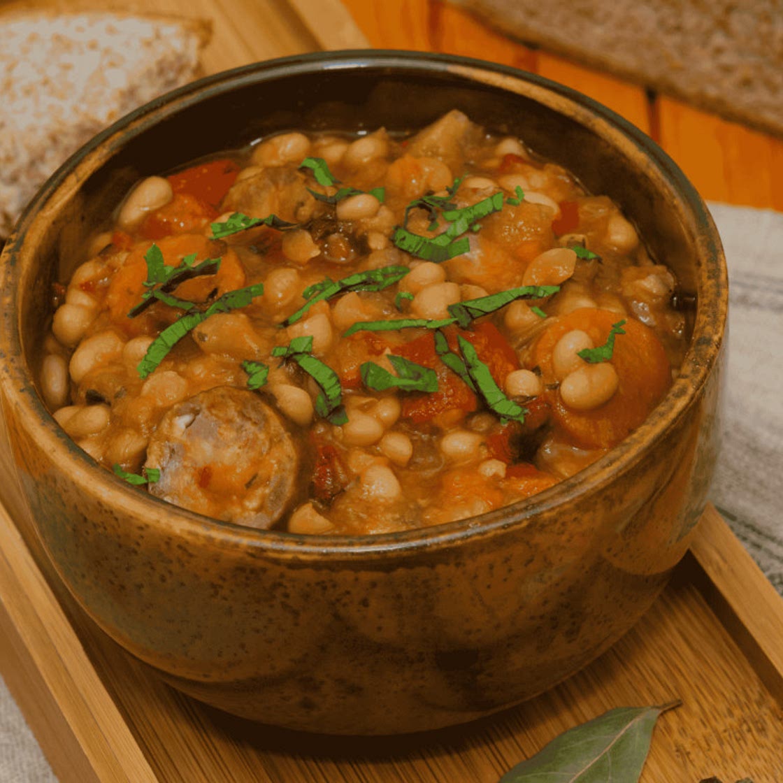 French Meat and Beans Stew
