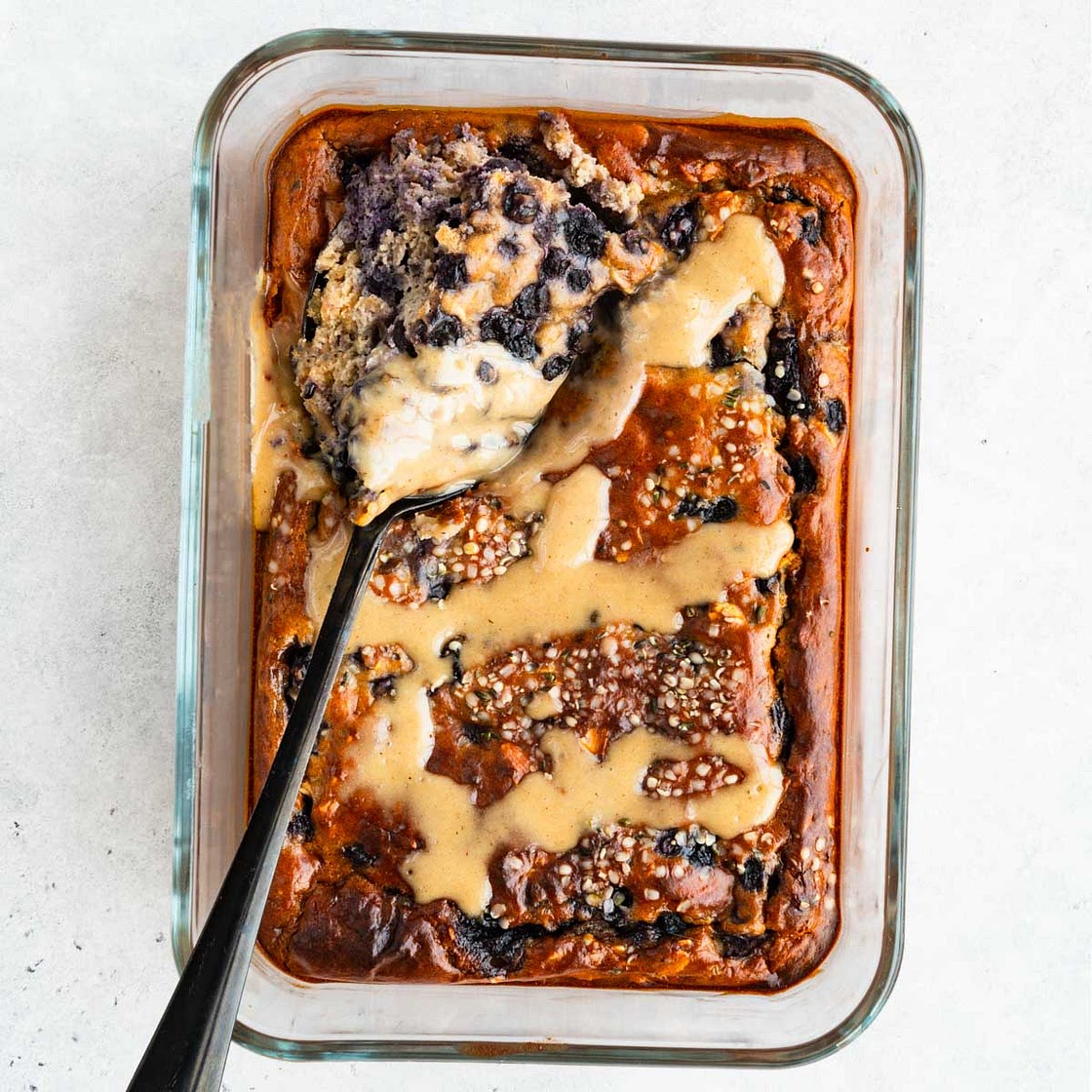 Baked Berry Oatmeal (32 grams Protein, Vegan)