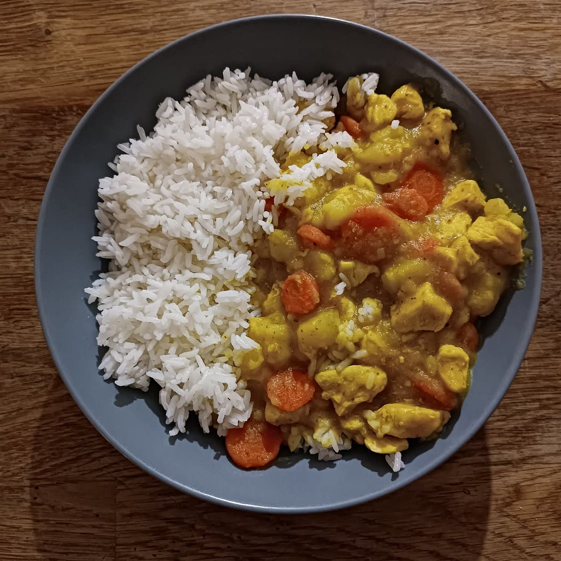 Curry japonais au poulet