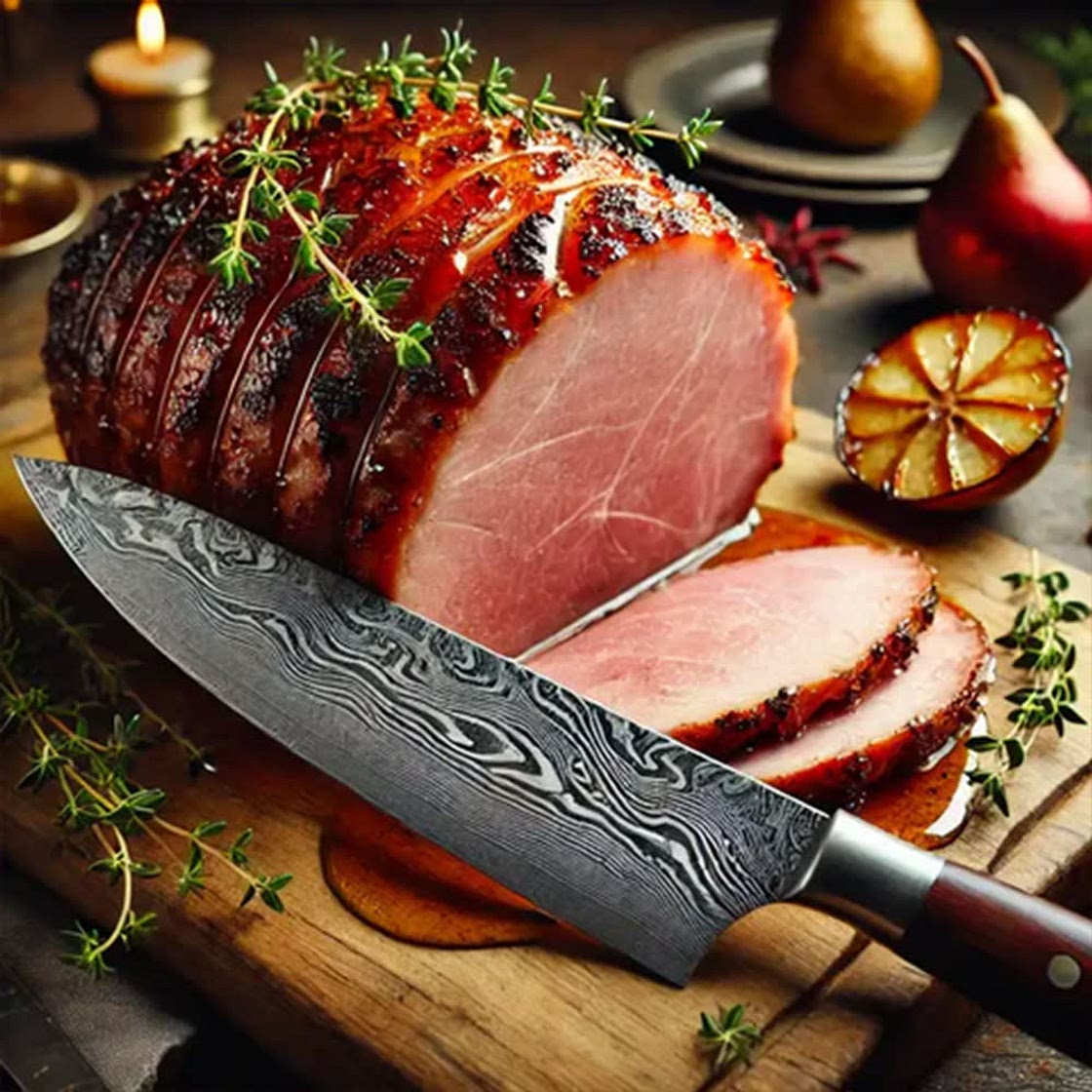 Honey Glazed Ham with Pear Recipe