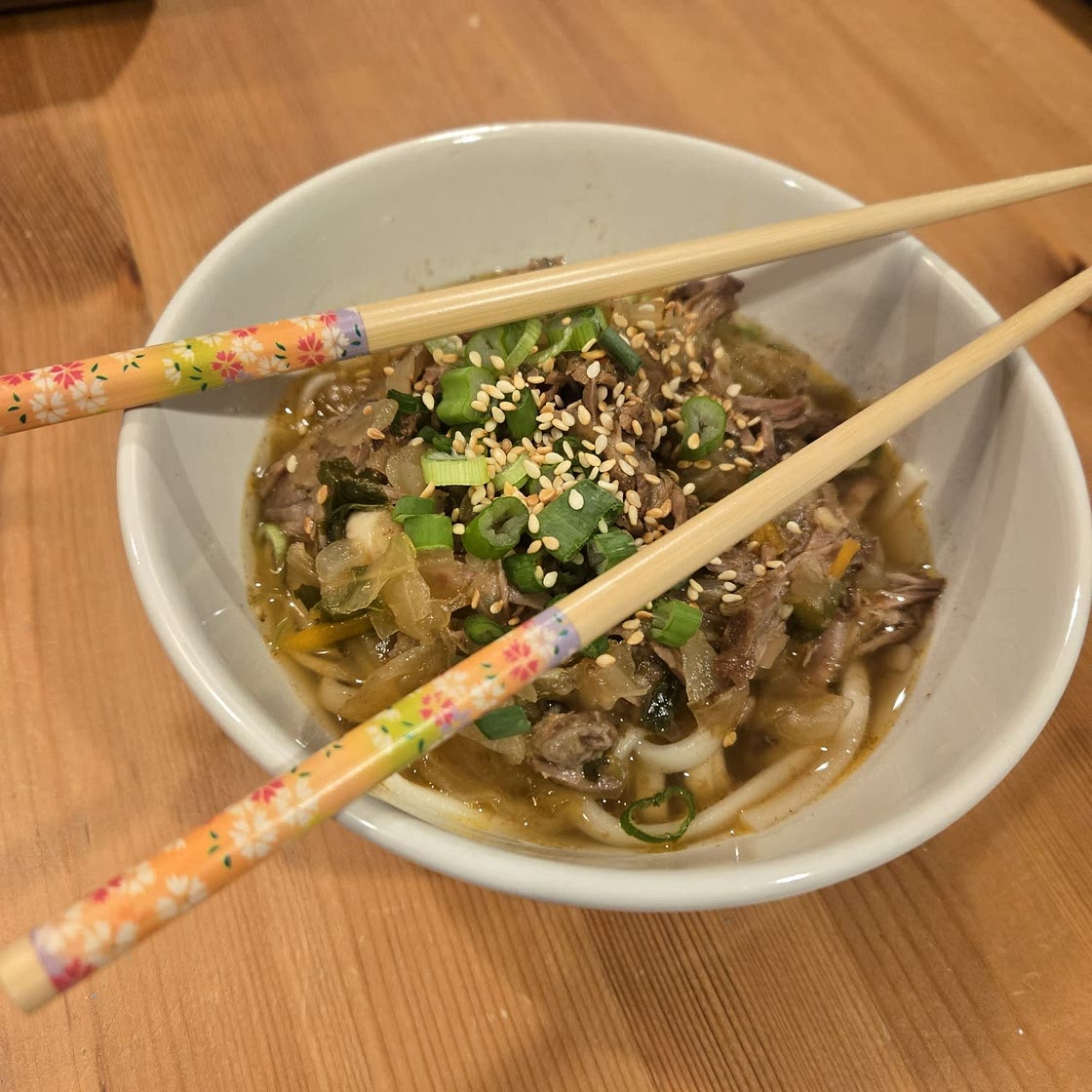 Kimchi Beef Noodle Soup