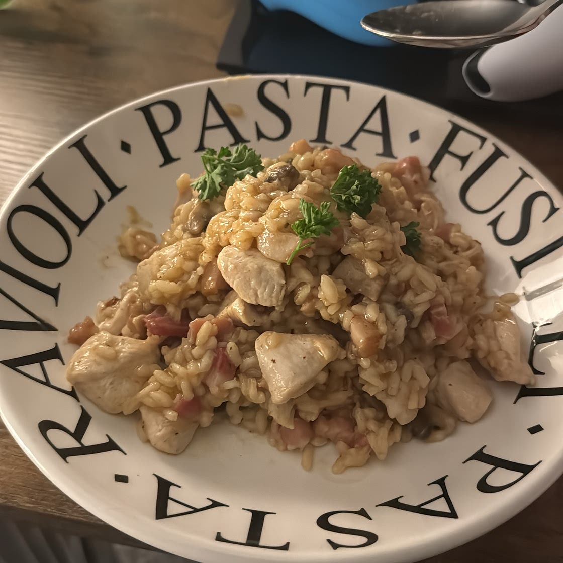 Chicken and Mushroom risotto 