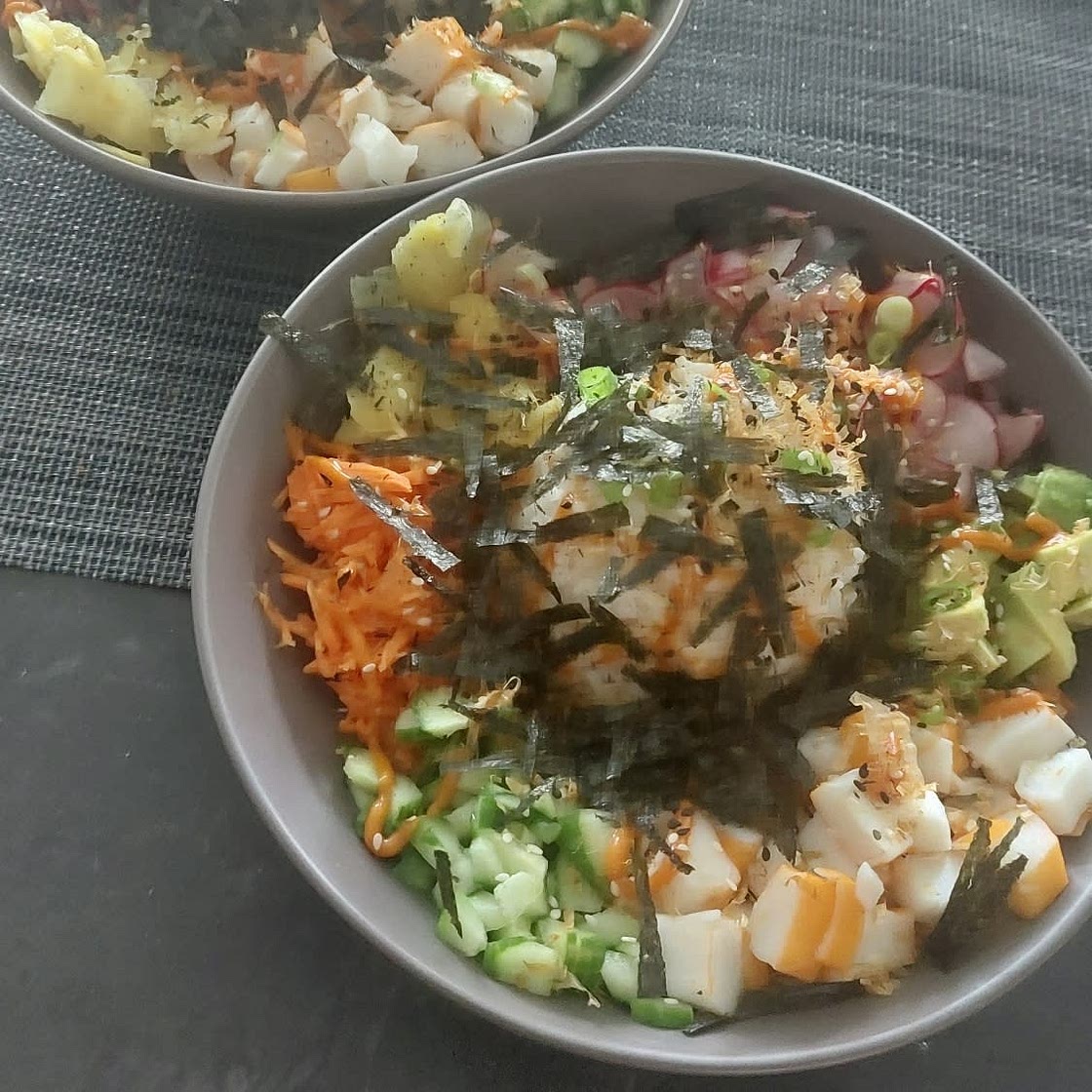 California Roll Sushi Bowls